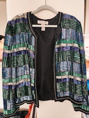 "NITELIFE" WOMEN'S 80'S/90'S HOLIDAY JACKET - MULTI